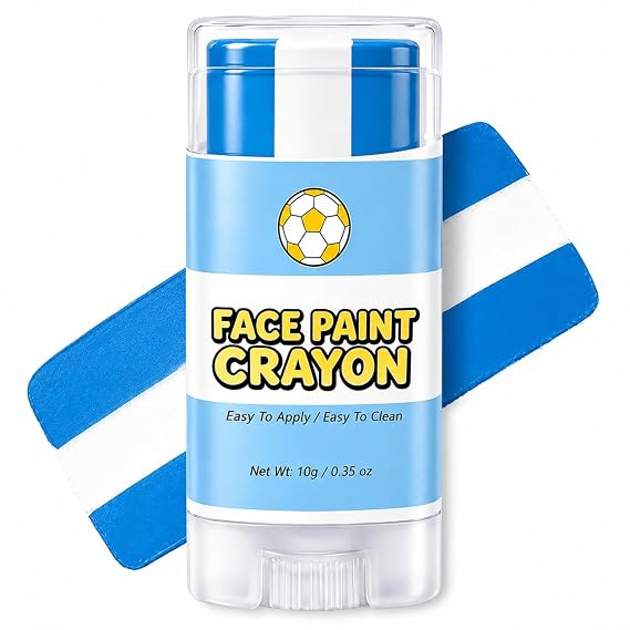 Argentina World Cup Eye Black Stick,Blue White and Blue Body Paint