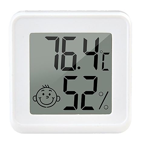 Digital Hygrometer - Digital Hygrometer, Digital Hygrometer Thermometer with LCD Display, Indoor Humidity Monitor | Digital Hygrometer High Accuracy Intelligent Digital Thermometer, Ideal for Living