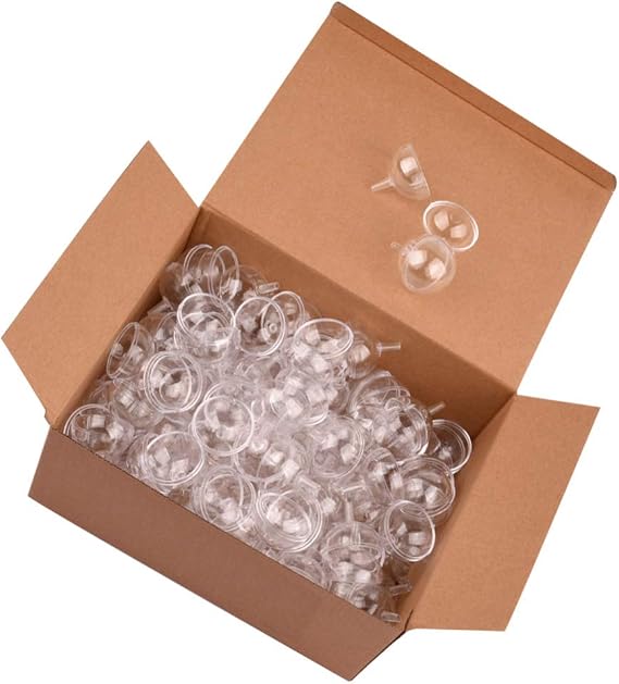 EXCEART Single Rose Packaging 25pcs Clear Chocolate Container Holder Mini Chocolate Box Candy Packaging Case for Valentines Day Birthday Wedding Party Decoration Corsage Boxes