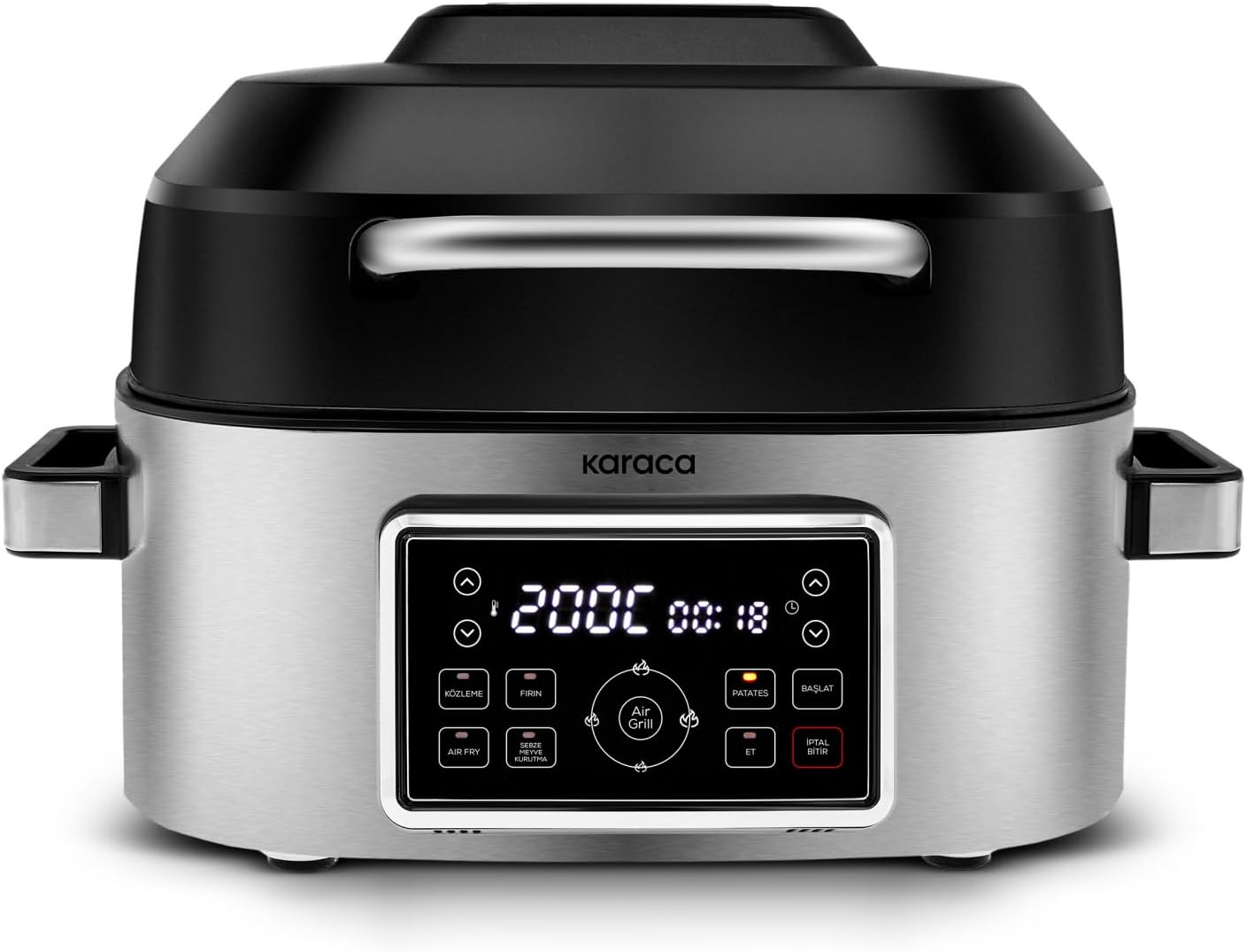 Karaca Gastro Air Grill 6 Kişilik Geniş Hacim Airfryer ve Izgara Makinesi