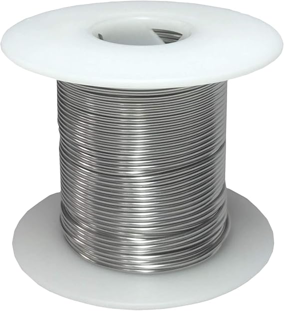 Stainless Steel 316L Wire, 14 AWG Gauge, 0.0640" Diameter, 100 Feet
