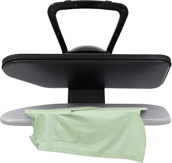 PERFERATE Intelligent Steam Press for Clothes 1600w Steam Fabric Press Machine Digital Steam Iron with 5 Fabric Functions 26" Iron Press Machine with Touch Screen & Voice Prompts (Black)