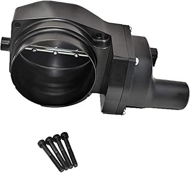 A-Team Performance LS4 Throttle Body - 102mm, Black Drive-By-Wire Throttle Body - CNC Billet Aluminum & 6-Pin Connector - Compatible with Chevrolet & GM LS1-LS7 & LSX 4-Bolt Intake Manifolds