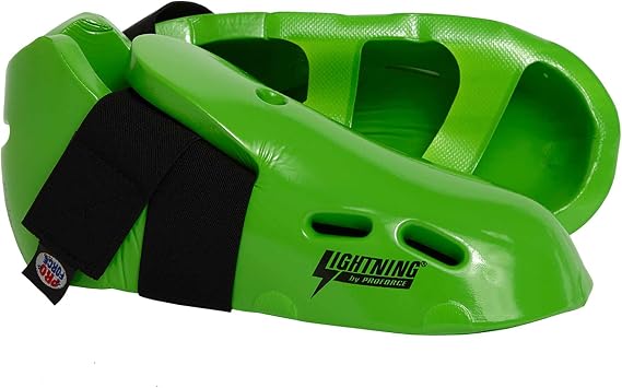 ProForce Ultra Lightning Kicks Sparring Shoes/Footgear - Green - Size 5-6 | Child Large