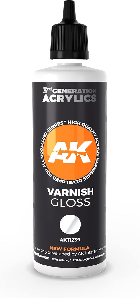 AK-Interactive 3rd Gen Gloss Varnish 100ml - Model Building Paints and Tools # 11239