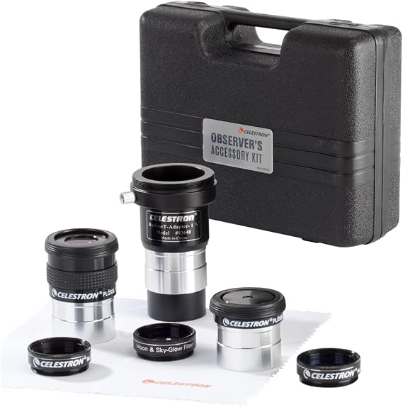 Celestron Observers Telescope Accessory Kit 1.25" Eyepieces & Filters