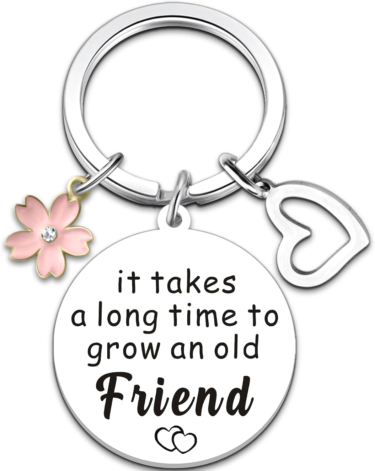 Christmas Stocking Stuffers for Women Stocking Stuffers Adults Best Friend Keychain Gifts for Women Long Distance Friendship Gifts for Sister Birthday Stuff Gift for Friends Bestie Bff Female