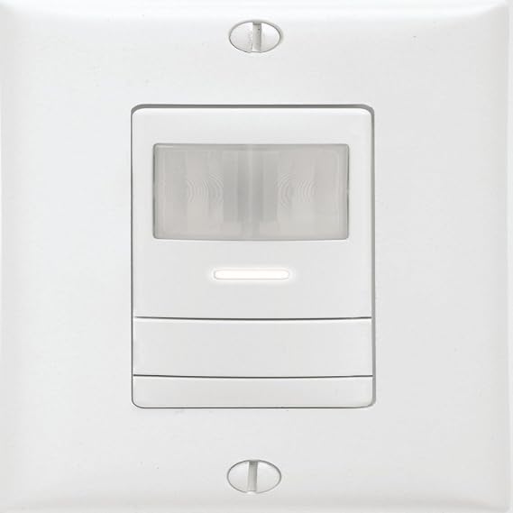 Sensor Switch WSX 2P WH PIR Occupancy Two Pole Wall Switch Sensor, Ivory , White