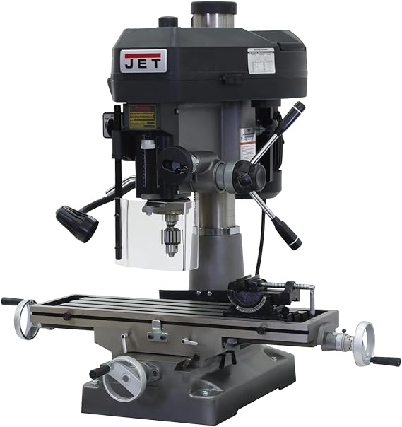 JET 18-Inch Mill Drill, X-Axis Powerfeed, 2 HP, 115/230V 1Ph (Model JMD-18)