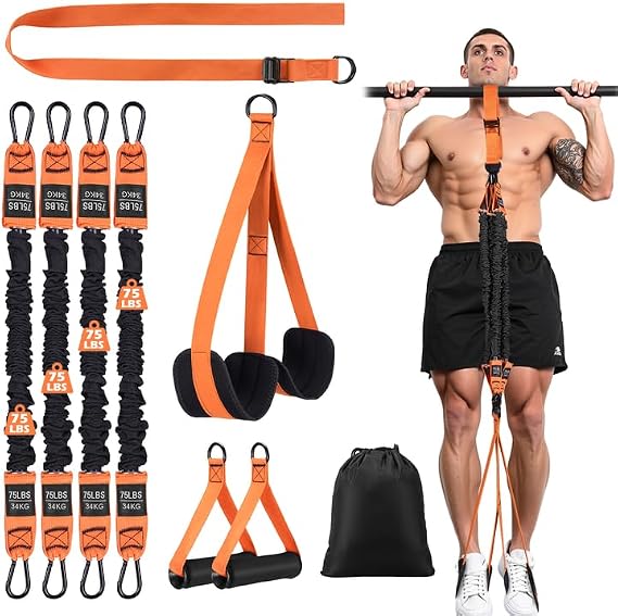 Pull Up Assistance Bands, 4 Pull Up Bands, 300 Lbs
