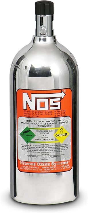 NOS 14720-PNOS 2.5 lb. Polished Nitrous Bottle