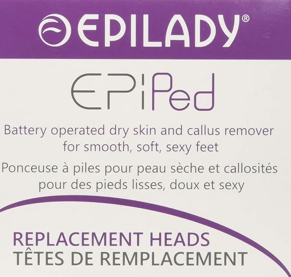 Epilady Callus Remover Replacement Heads, Transparent
