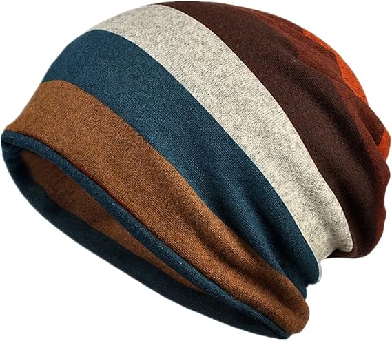 Beanie Hats Fashion Womens Mens Scarf Knitted Hats Ski Slouch Hat Winter Warm Caps Unisex Beanie Hats Brown Grey Green