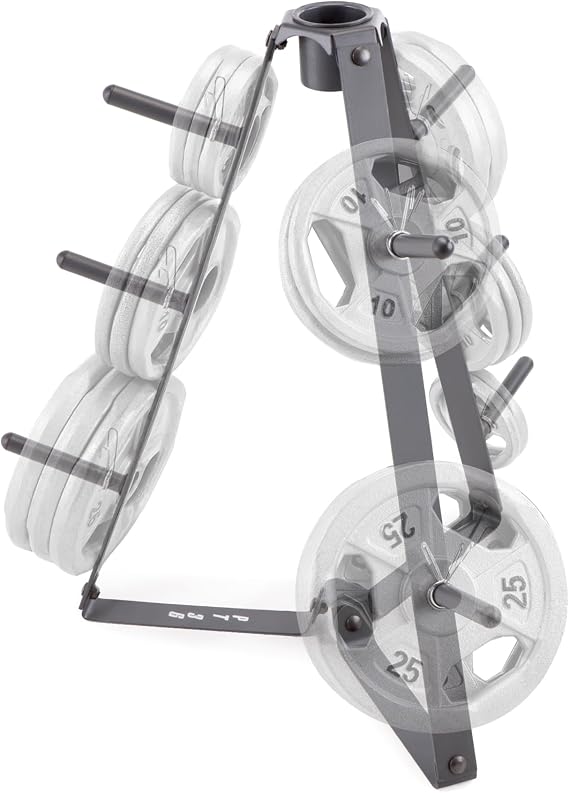 Marcy Plate Tree for Standard Size Weight Plates/Storage Rack for Exercise Weights PT-36