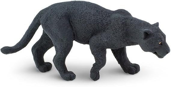Safari Ltd. Black Jaguar Figurine - Detailed 4" Plastic Model Figure - Fun Educational Play Toy for Boys, Girls & Kids Ages 3+