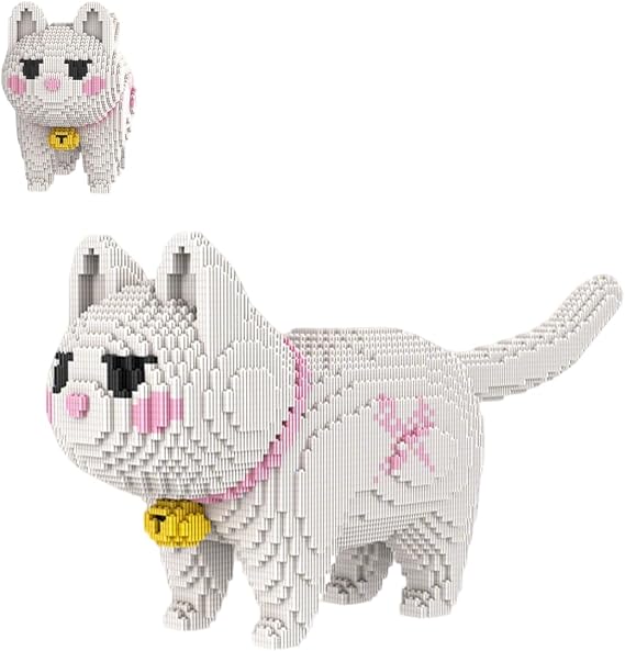 DAHONPA Animal Cat Micro Building Blocks Set (6450 Pieces), Gift for Adults and Kids