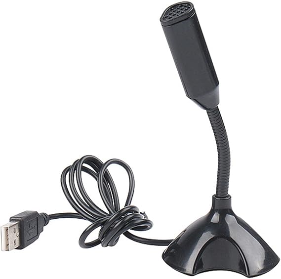 Condenser USB Microphone - Plug and Play PC Microphone, USB Studio Microphone | Recording Microphone for Computer, Audio Microphone, Compatible with Desktops and Laptops, USB Microphone for Gaming and