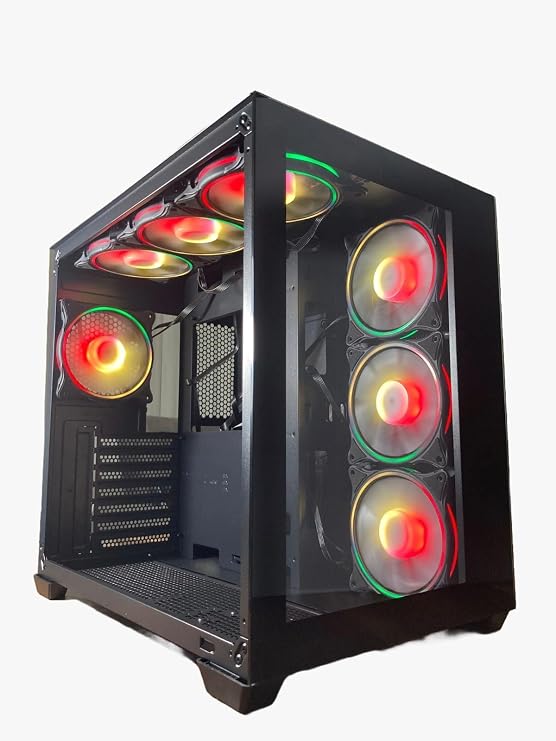 GAMEFORCE Liquid 7×120 Mm Fanlı Rgb Kumandalı Kontrolcülü ATX Oyuncu Bilgisayar Kasası