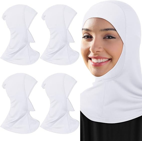 Geyoga 4 Pieces Modal Hijab Cap