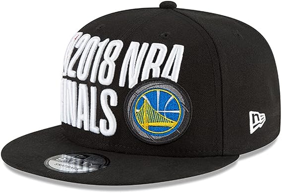 New Era Golden State Warriors 2018 Western Conference Champions Locker Room 9FIFTY Snapback Adjustable Hat Black