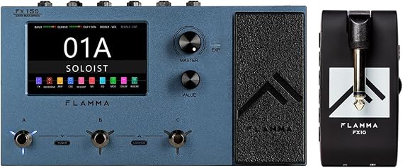 FLAMMA Guitar Headphone Amplifier with FX150 Multi Effects Processor