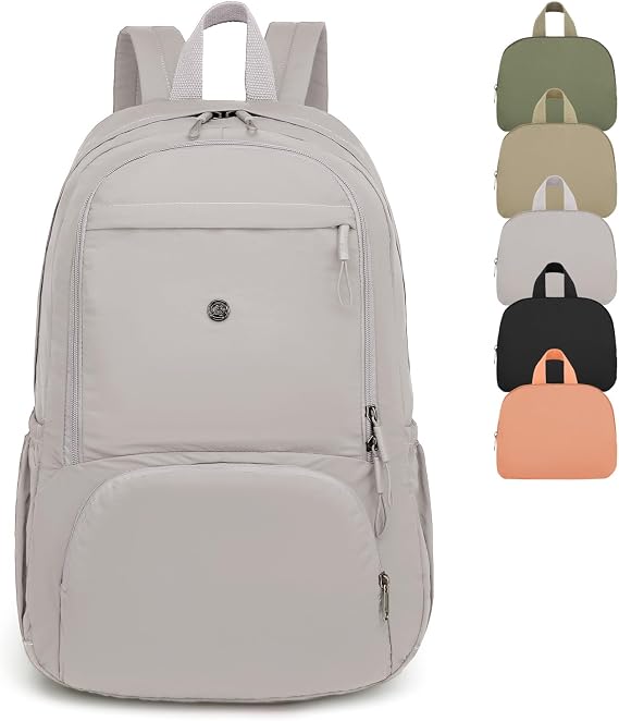 Joyway Large Tote Bag for Women, Cotton Canvas Bucket Bag with Zipper, Big Work Bag Handbag for Daily Use, Beach Bag