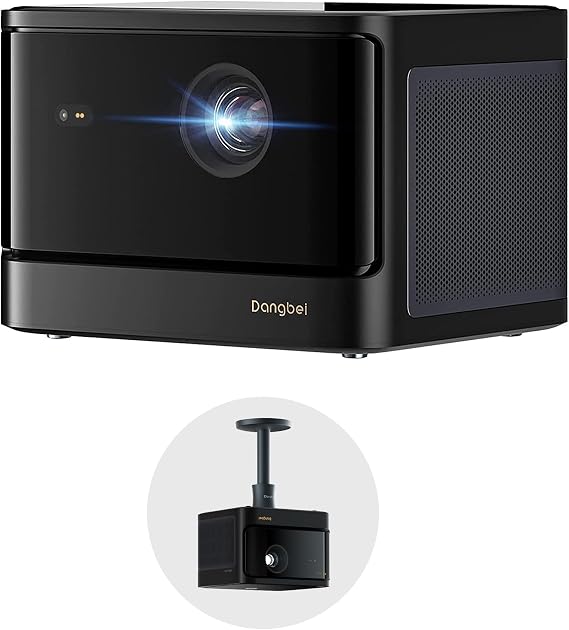 Dangbei DBOX02 4K Projector with Ceiling Mount
