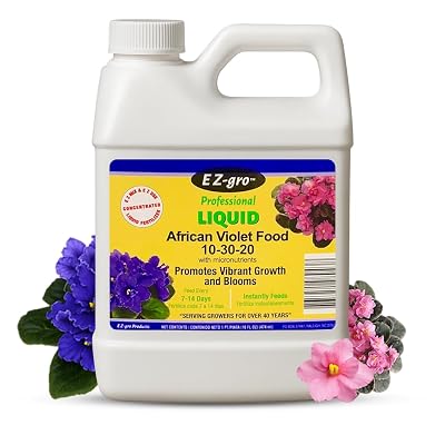 EZ-gro African Violet Fertilizer | Our African Violet Fertilizer is Specially Formulated to Meet the Unique Needs of African Violets | EZ-gro African Violet Plant Food is Urea Free | 16 oz