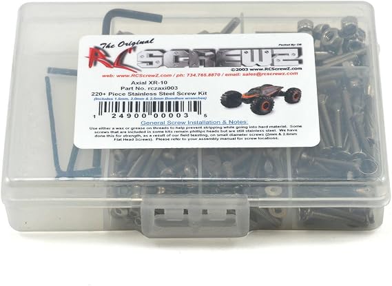 Rc Screwz Screw Set: Axial XR-10 RCZAXI003