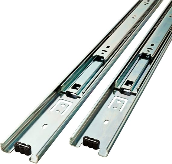 Liberty D80618C-ZP-W 18-Inch Ball Bearing Drawer Slides