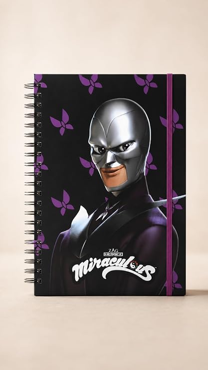 ZAG STORE - Miraculous Ladybug - Super Heroes Notebook Hawk Moth A4