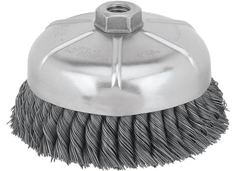 DEWALT Wire Cup Brush, Knotted, 6-Inch (DW4917)