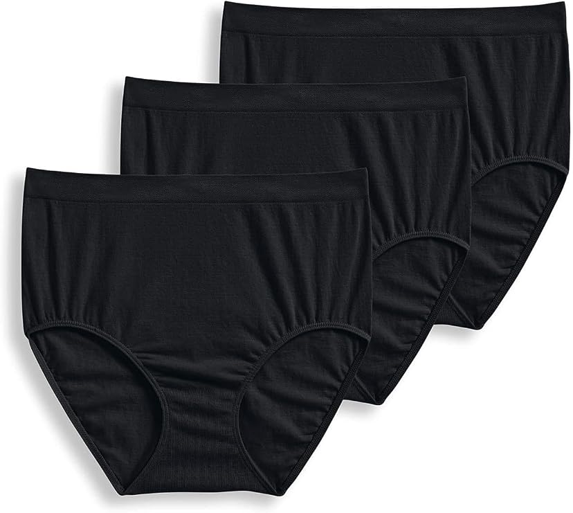 Jockey Women's Underwear Seamfree Breathe Brief - 3 Pack