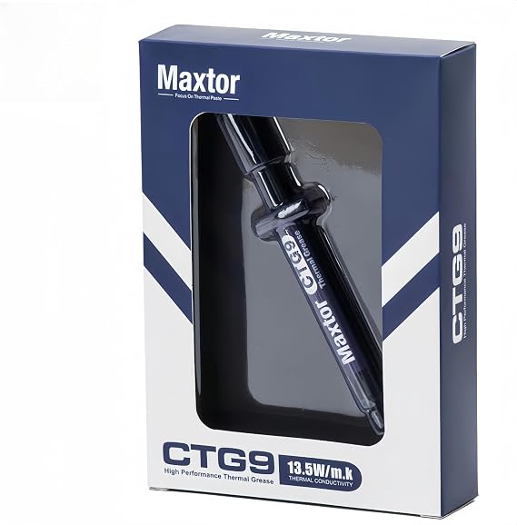 CTG9 Thermal Paste (2g) - 13.5W/m.k Enhanced Thermal Compound, Optimal for CPUs, Consoles, Graphics Cards, Laptops, Safe for Electronics, Long-Lasting