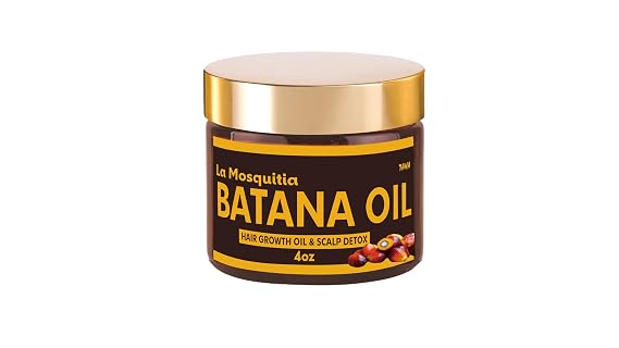Batana Hair Oil from Honduras 100% Pure Natural Oil for Hair Growth, Shine, and Deep Moisture, Suitable for All Hair Types 4oz