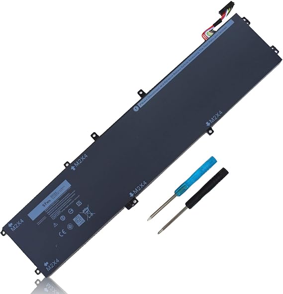 97WH 6GTPY Battery for Dell XPS 15 9560 9570 9550 7590 P56F P56F001 P56F002 Precision 5510 5520 5530 Vostro 7500 5XJ28 05XJ28 5D91C GPM03 451-BBYB-TM 1P6KD 4GVGH [Not for Laptop with SDD/HDD]
