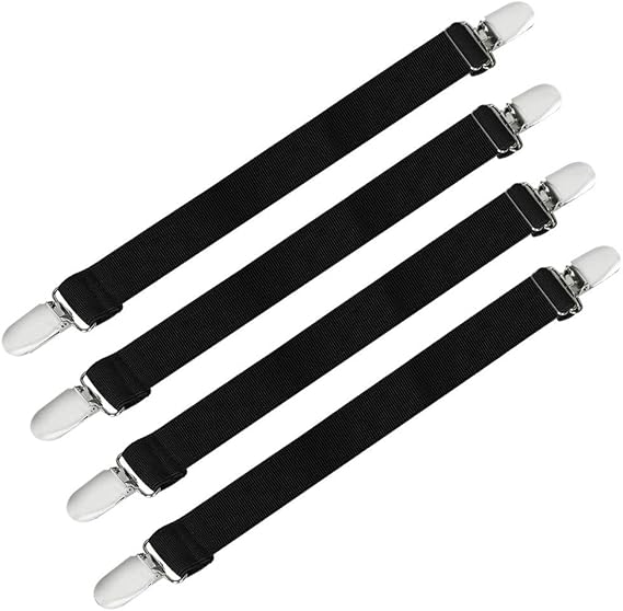 Boncas Improved Adjustable Elastic Boot Clips Boot Straps Pant Clips Stirrups Leg Straps Keeping Your Pants Tucked