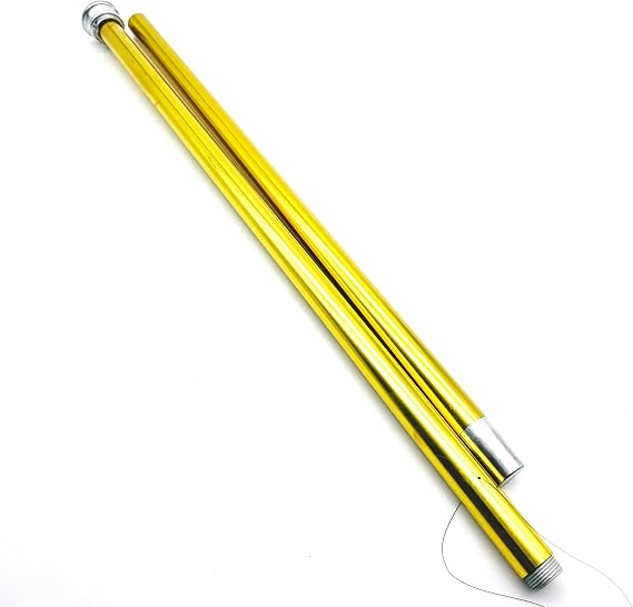 sumrica Magic Magician's Aluminum Dancing Cane Stick Magic Tricks in Air Wand Gimmick Floating Balanced Cane Levitation Magic Trick Magia Wand Magic Tricks Street Illusions(L 83cm, R 1.5cm) (Gold)