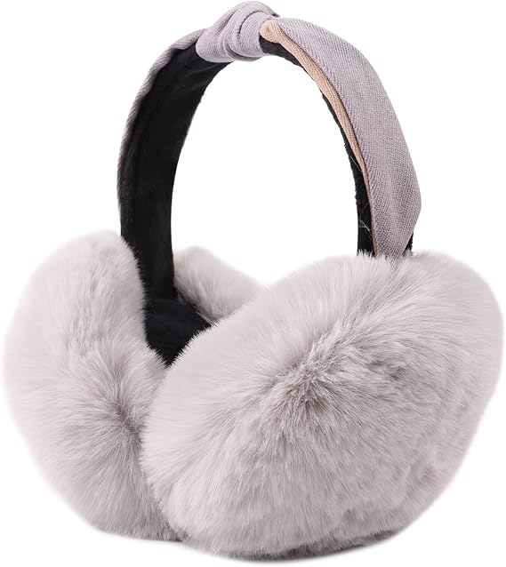 Peecabe Winter Women Earmuffs Faux Fur Unisex Ear muffs Foldable Ear Cover