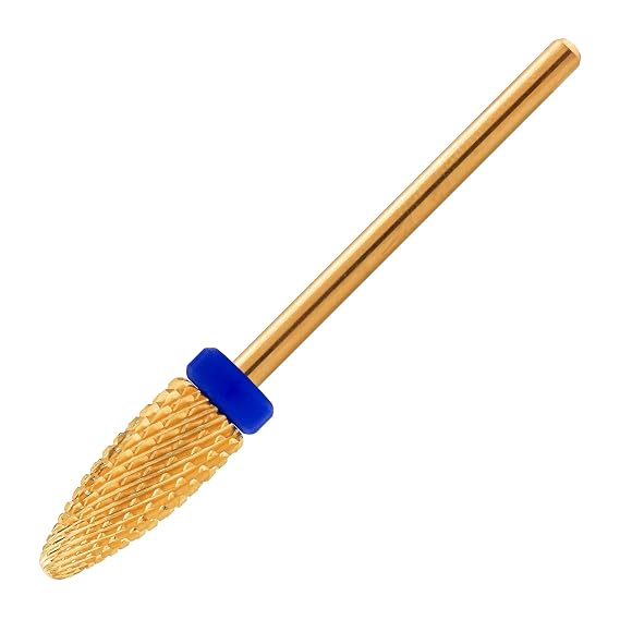 MIRACLE 3/32" Nail Drill Bits Flame shape for Drill Machines (Medium)