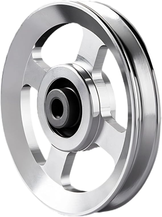 Pulley, Aluminium Alloy Pulley, 300 kg Load Capacity, 360 Rotatable Fitness Roller with Dual Ball Bearings for Home Gym Lat Pull Station, DIY Pulley, Zipline