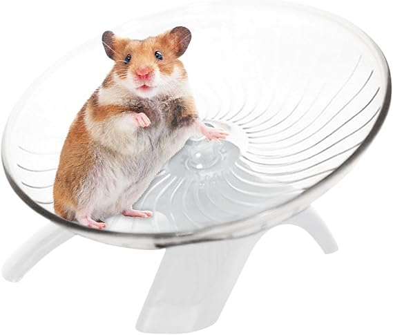 Kakalote Hamster Wheel, Hermit Crab Climbing Toys Silent Running Exercise Wheel, Small Animal Exercise Wheels Hermit Crabs Wheel for Hamsters, Gerbils, Hermit Crab Small Cage