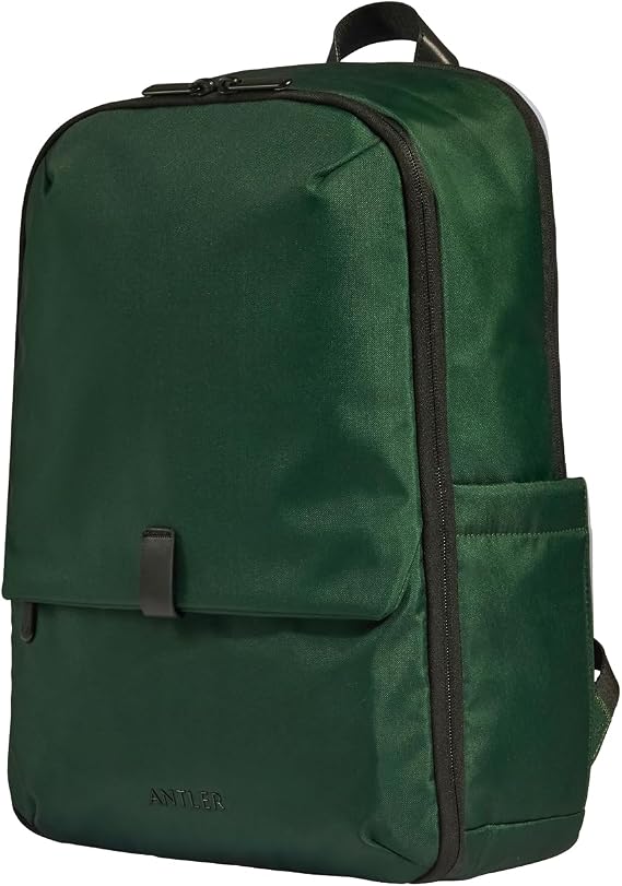Antler Urban Light Backpack, 17L, Laptop Sleeve, Work Bag, Antler Green