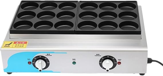Egg Burger Machine,18 Holes Egg Mini Pancake Frying Pan,with Easy Clean Non Stick Coating & Cool Touch Handles,for Cooking Healthy Fried Eggs Burger Omelette and More