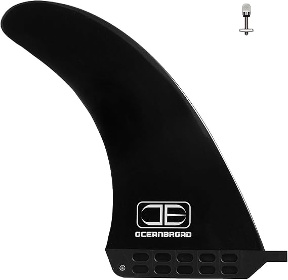 OCEANBROAD 8'' 9'' 10'' Surf SUP Fin No-Tool Fin Screw Single Center Fin