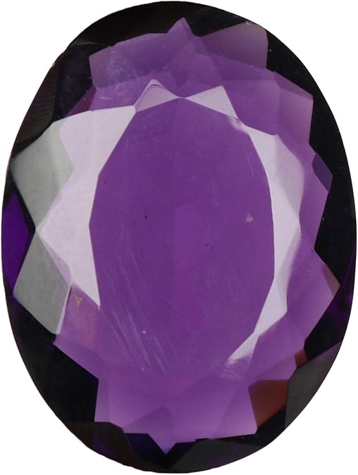 Gemstones For Jewelry Making Oval Cut 53.10 Carats Violet Amethyst Crystals Necklace Jewelry For Women And Men