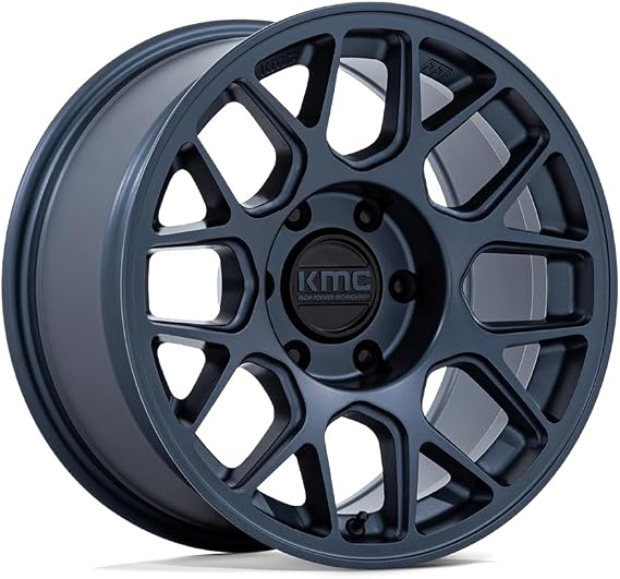 KMC HATCHET 17X8.5 5X5.04.36-10mm METALLIC BLUE - KM730LX17855010N