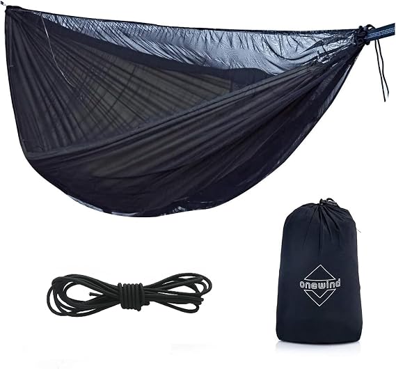 onewind Hammock Mosquito Net, Single & Double Camping Hammock Bug Netting