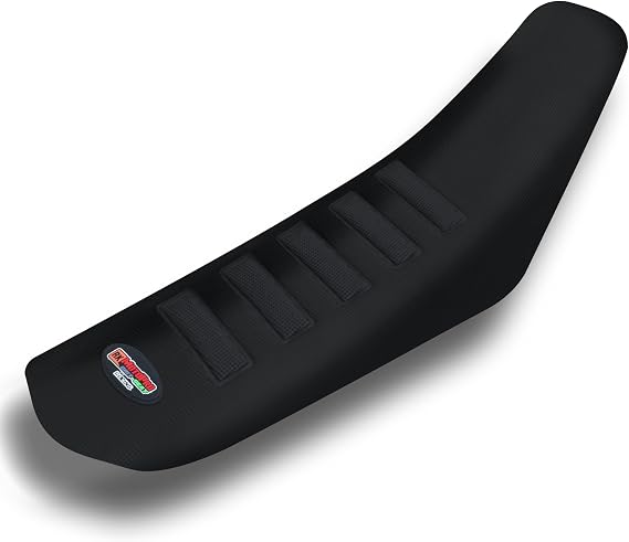 Universial Dirt Bike Seat Cover - Soft Ribbed Rubber Seat Covers for Motorcross Enduro Black