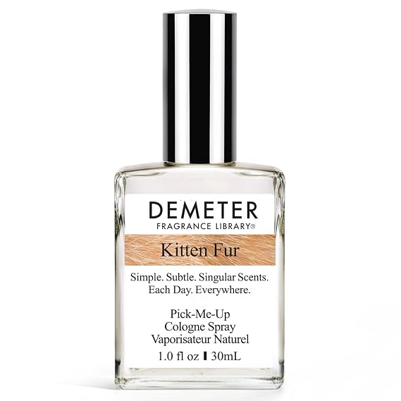DEMETER Natural Perfume Spray Cologne for Women and Men, Kitten Fur, 1 oz